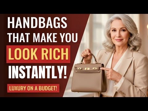 The 7 Handbags That Make You Look Rich and Elegant After 60 | Golden Chic Life