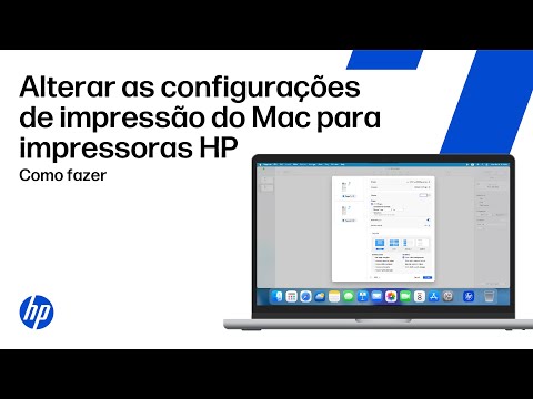 Alterar as configurações de impressão no macOS | Impressoras HP