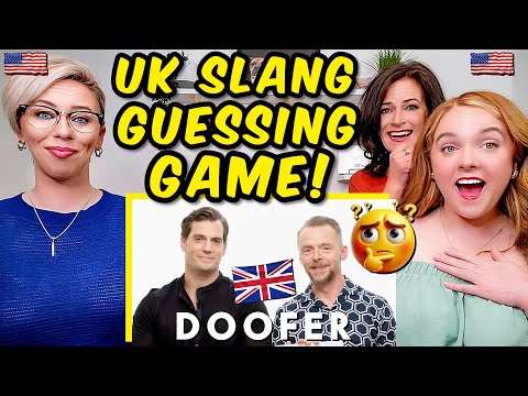 American Couple Reacts: British Slang Challenge w/ Henry Cavill & Simon Pegg | Featuring Friend!