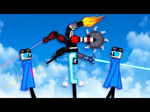 We Attach Insane Prosthetics and Destroy Everything in People Playground!