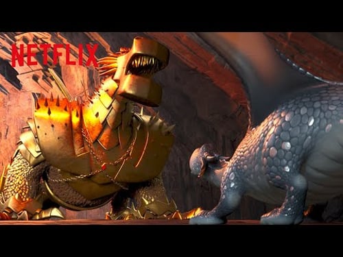 The Silver Dragon vs The Golden Dragon 🐲 Firedrake the Silver Dragon | Netflix Family