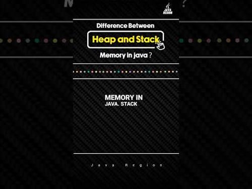 Java interview questions and answers | Difference between Heap and Stack memory in java