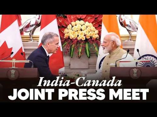 LIVE: PM Modi, PM Carney of Canada attend joint press meet at Hyderabad House, New Delhi