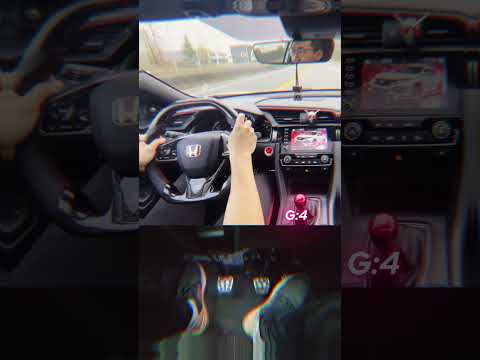 What does it look like to be daily driving in the Civic Si. #civicsi #shorts #pov