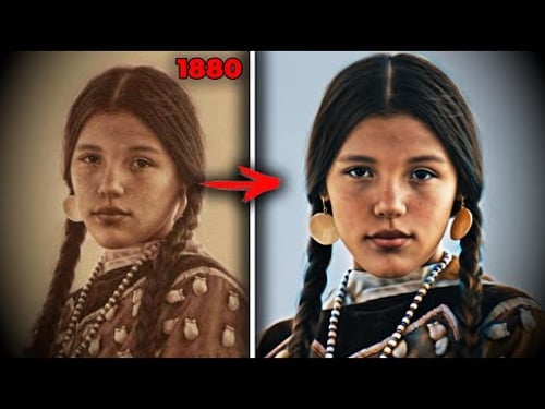 Beautiful Native Americans from the Old West Brought to Life