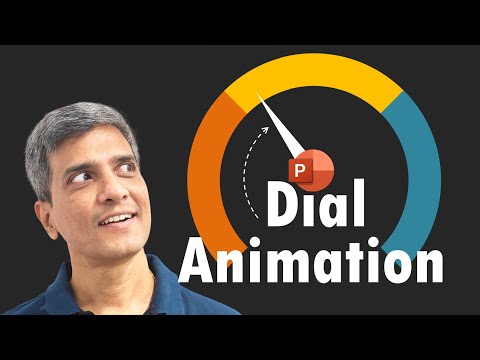 Dial Animation Infographic in PowerPoint