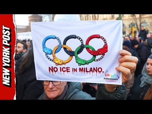 Minnesota to Milan: Italians Protest ICE Presence at Winter Olympic Games