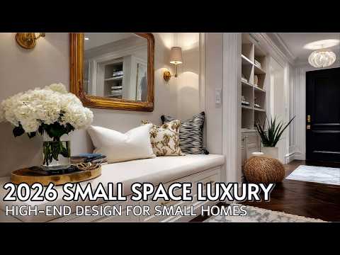 2026 Small Space Design: Achieving High-End Luxury in Compact Homes
