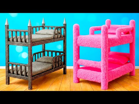 Секретная комната для кошек под кроватью?! 🐱🏠 Сюрприз с обновлением своими руками!