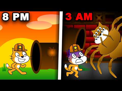 I Made A SEWER Horror Game On Scratch..