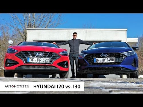 Hyundai i20 or i30? Small car and compact car with 120 hp compared | Test | Review | 2021