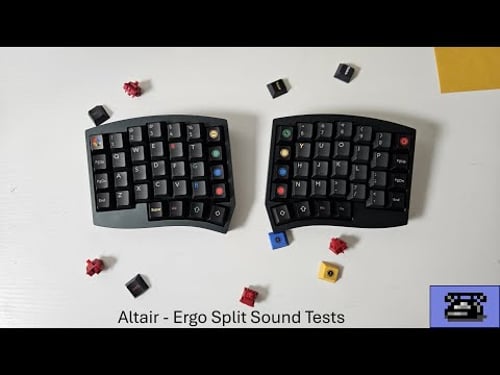 Altair by ai03 - End Game Ergo Split Board? - Sound Tests