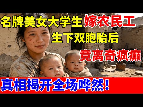 湖南名牌美女大学生嫁农民工,生下双胞胎儿子竟离奇疯癫,真相揭开全场哗然【人间真情录】