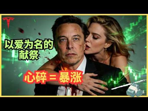 马斯克的情感献祭:为什么每一次心碎,特斯拉股价都会暴涨?(深度复盘)