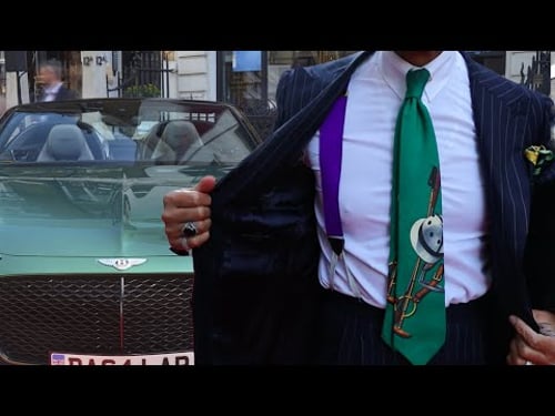 Suits and Cars on Saville Row | What gentlemen were wearing for Concours on Saville Row