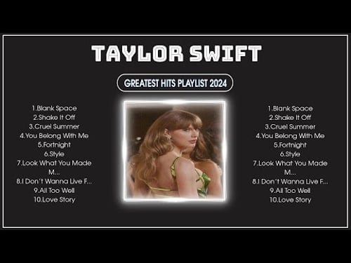Taylor Swift ~ ✔️ Musical Mastery Top 10 Greatest Hits of All Time