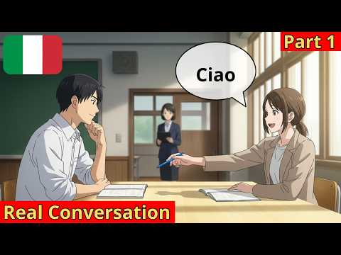 Greeting People #1 | 10 Short Italian Conversations | Italian for Beginners | A1-A2-B1