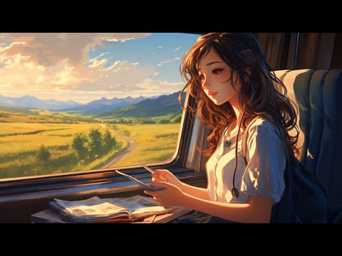 Sunset Serenade: Reading on the Rails