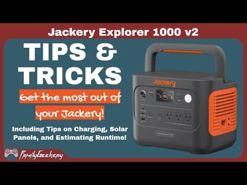 Essential Tips for the Jackery Solar Generator 1000 v2 @Jackery