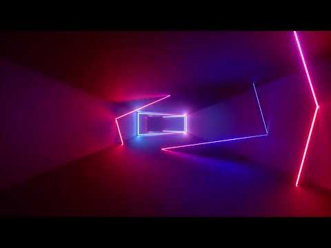 Ghost Neon Tunnel | 10 Hour Loop Video | Screen Saver | Smooth Transition |