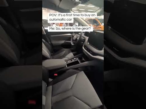 Once upon a time: one hand on the wheel, another on the gear stick. Today, there’s nothing to hold.