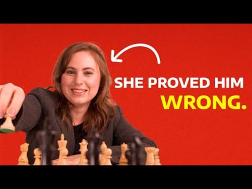 Kasparov thought women could not play chess.