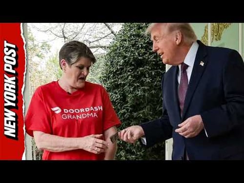 DoorDash Driver Walks Away With $100 Tip After Delivering McDonald's To Trump at Oval Office