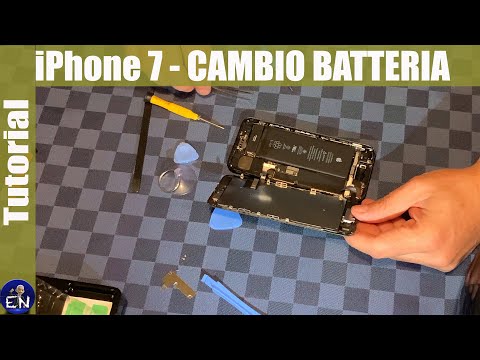 iPhone 7 Sostituzione batteria, utilizzando kit Ponoser.