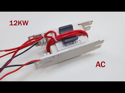 Free 240v 12KW electricity generator With PVC wire light bulb transformer magnet New Ideas