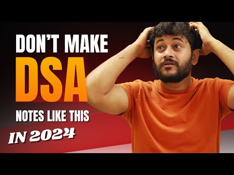 BEST NOTES in DSA | Make EFFECTIVE Notes For CODING | Data Structures and Algorithms | Genie Ashwani