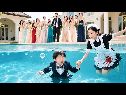 Rich CEO's son falls in pool—only hated maid jumps in! His reward shocks all!