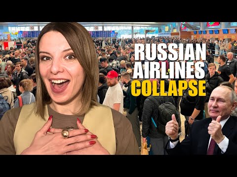 RUSSIAN AIRLINES AND BANKING COLLAPSE BEFORE MOSCOW PARADE Vlog 1036: War in Ukraine