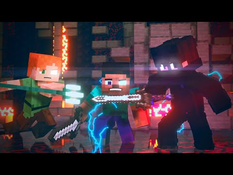 Dark Revenge - Alex And Steve Life (Minecraft Animation)