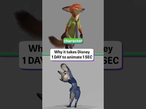 1 day of work on Zootopia 2 = 1 second of animation 🤯