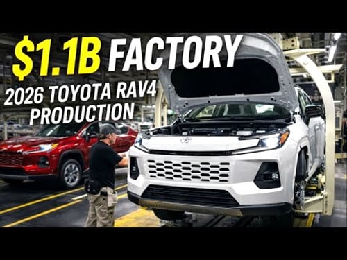 2026 Toyota RAV4 Production Inside the $1 1B Factory That Builds It