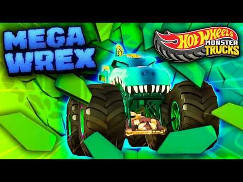 No One Can Mess with Mega Wrex! | Hot Wheels Monster Trucks