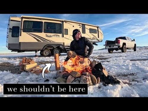 No One Does This – BRUTAL Wyoming Winter Camping