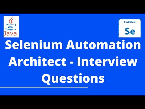 🔑 UNLOCK Success: Top AUTOMATION Architect Interview Questions :Part1#automation architect #selenium