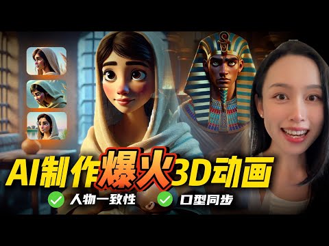 【保姆级教程】🔥效果炸裂!AI制作💰快速盈利3D动画影片,全赛道通用!解决人物一致性问题|0基础轻松上手📈 轻松在家赚钱!
