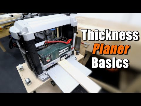 Thickness Planer Basics | Woodworking for Beginners