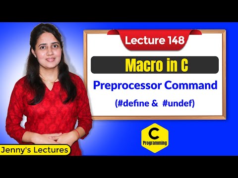 C_148 Macro in C | Preprocessor command #define and #undef in C | C Programming Tutorials