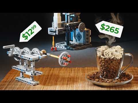☕ Lego Milk Frother Evolution #lego #coffee #legotechnic