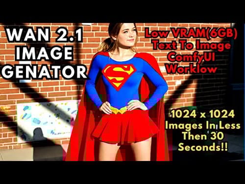 FAST AI Image Generation with WAN 2.1 Video Models - Full ComfyUI Tutorial