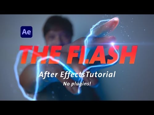 Recreate THE FLASH Lightning Effect ACCURATELY | Advanced After Effects Tutorial