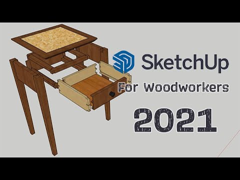 Applying Materials in SketchUp 2021 | Woodworkers