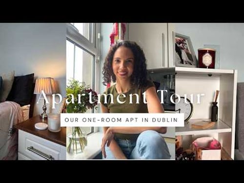 One-room apartment tour in Dublin city center