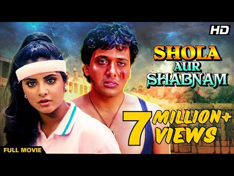 SHOLA AUR SHABNAM Hindi Full Movie | Hindi Action Comedy | Govinda, Divya Bharti, Anupam Kher