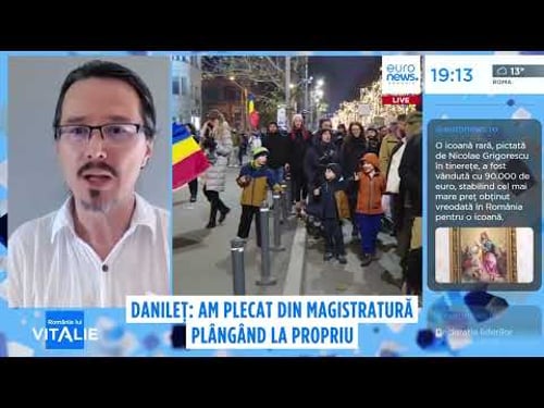 Danileț: Am plecat din magistratură plângând la propriu.