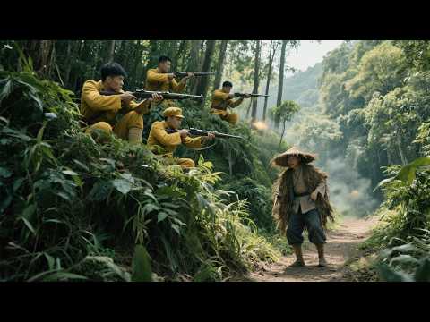 Enemy agent slips away; volunteers stay calm and kill him with one shot.