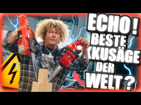 Echo Akku-Motorsäge mit Carving-Umbau im Test | Leise Power für feine Kunst?
